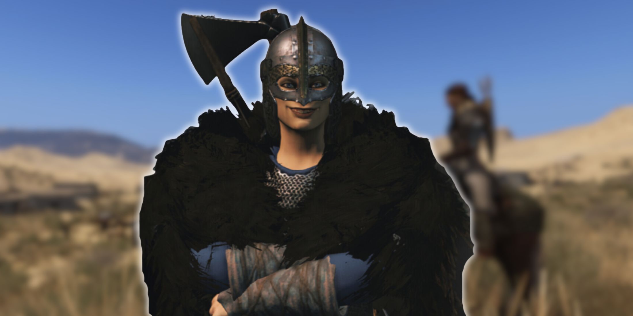 Female ruler smiling in Mount and Blade 2 Bannerlord