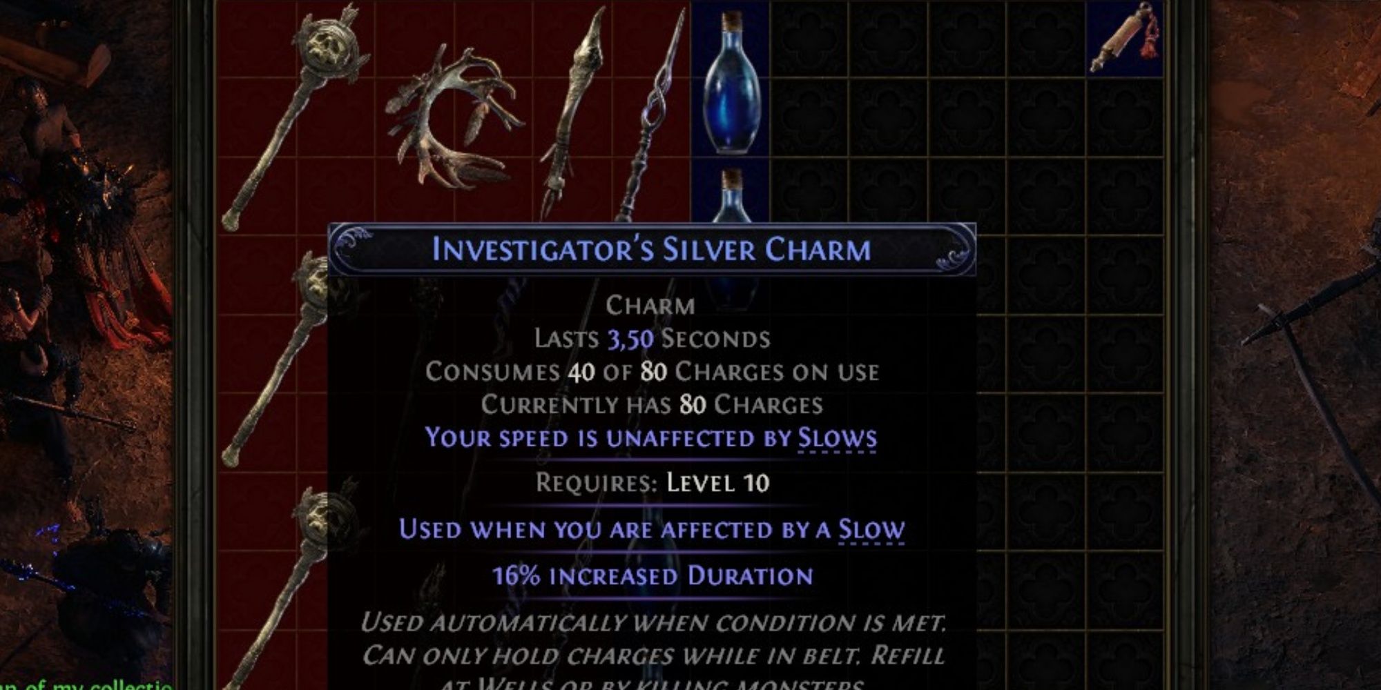 Basic charm Path of Exile 2