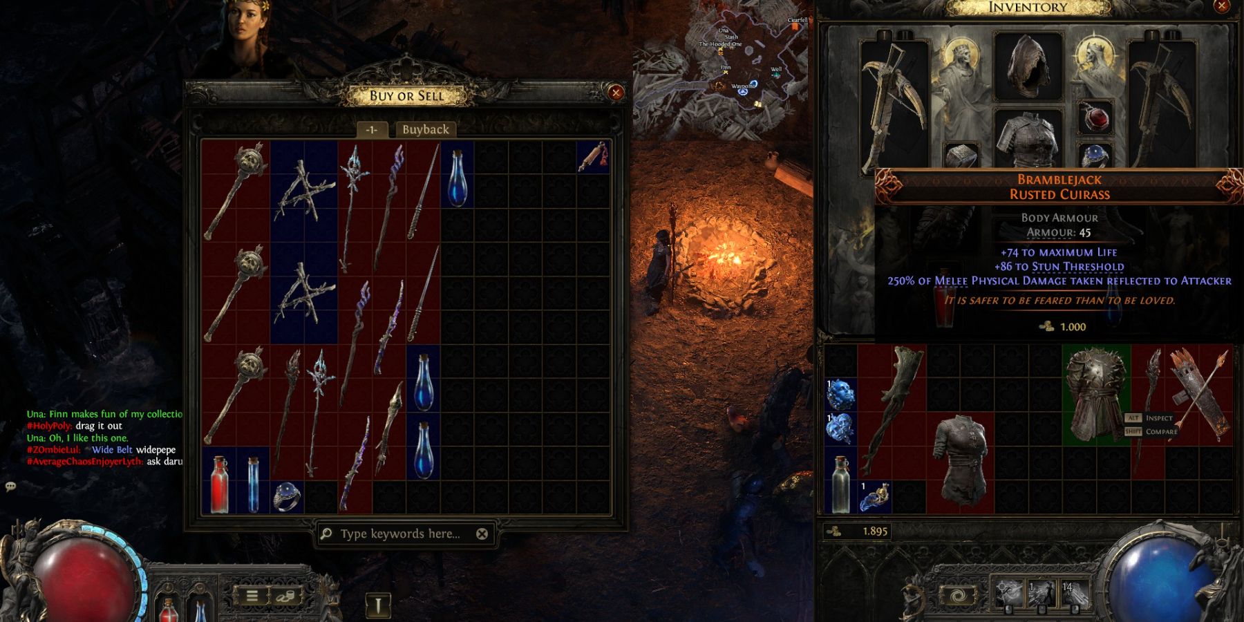 Rusted Cuirass Unique Item Path of Exile 2