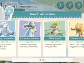 Wishfield Journal Day 4 (Travel Companion Locations) In Infinity Nikki