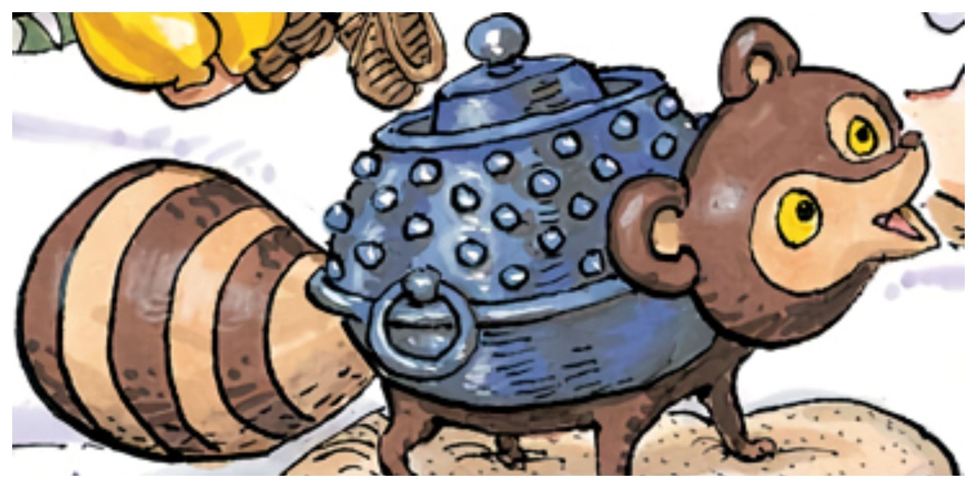 Bunbuku, a living teapot who ate a tanuki devil fruit