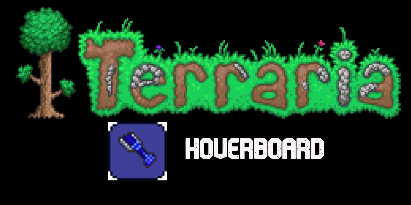 Hoverboard Terraria hotbar icon against a black background.