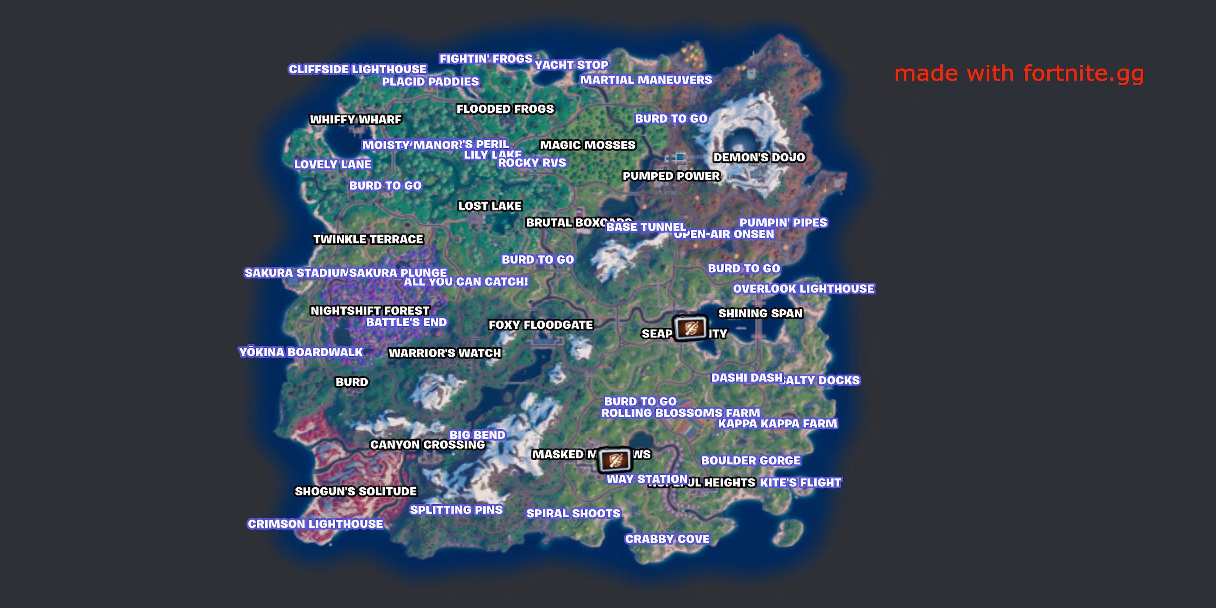 fortnite armory job board locations chapter 6 season 1