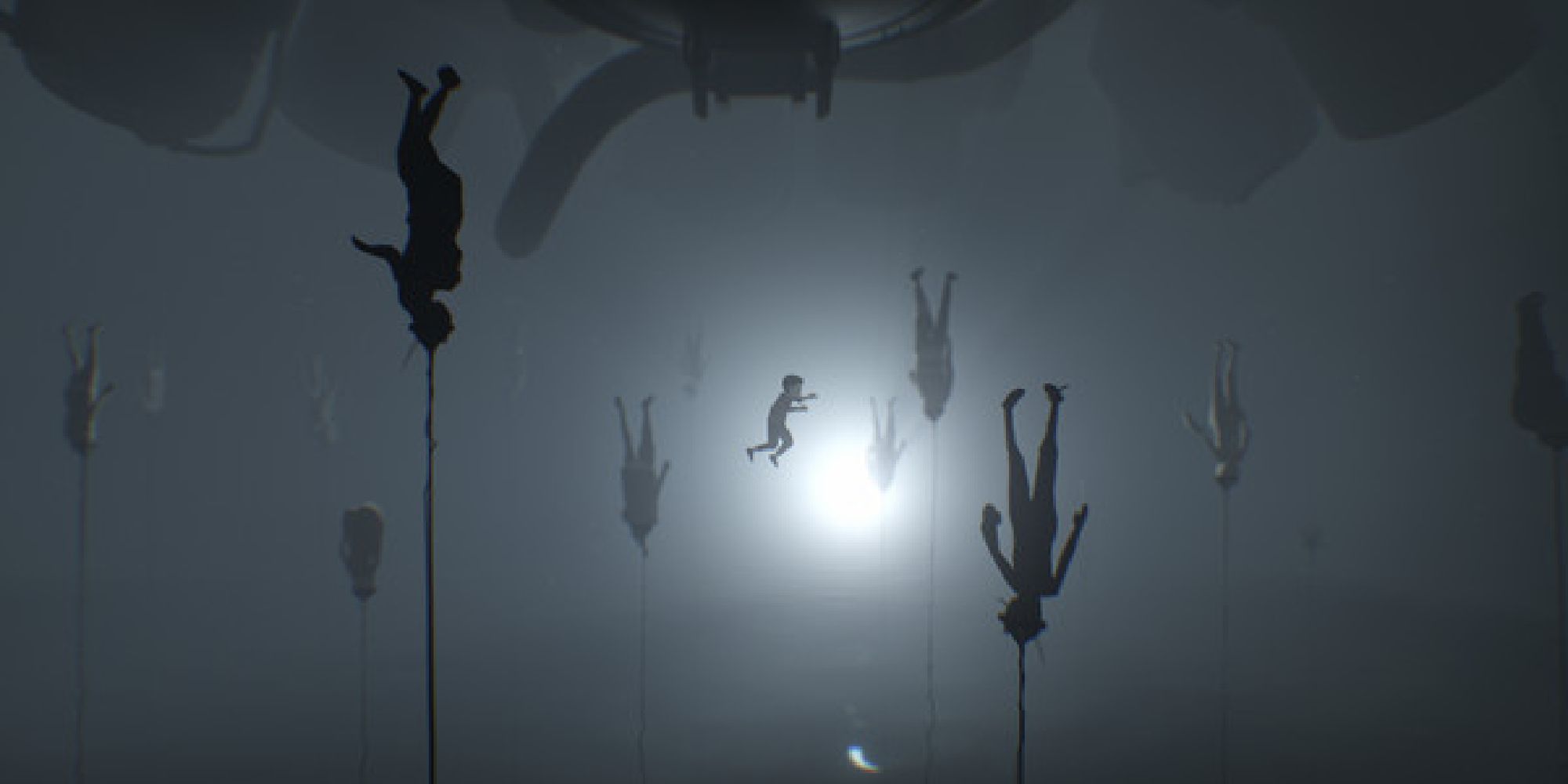 Inside game screenshot people hanging upside down