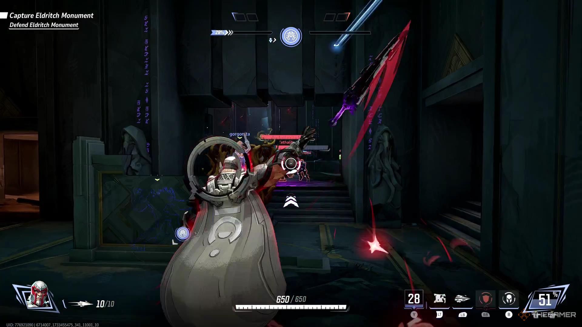 Magneto eviscerating enemies with his Metallic Fusion ability in Marvel Rivals.