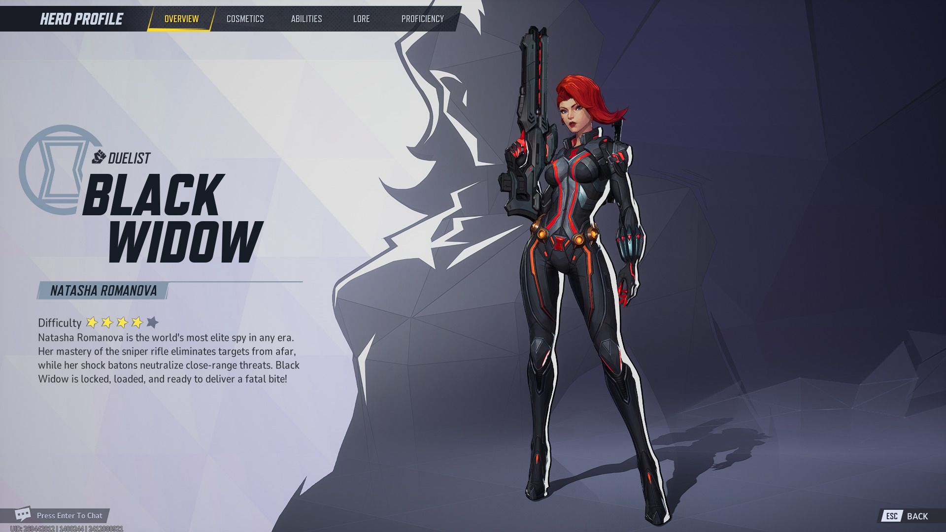 Black Widow in Marvel Rivals.