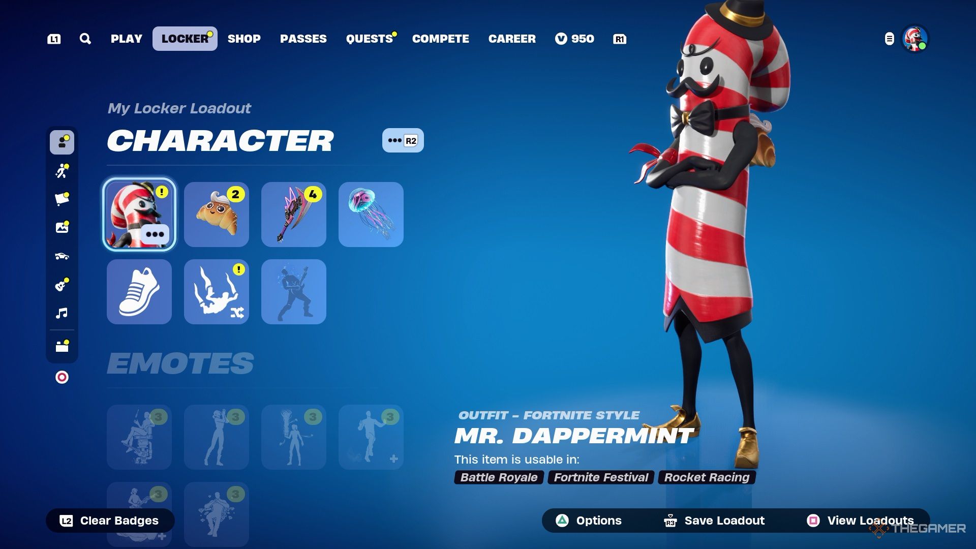 Mr Dappermint in Fortnite.