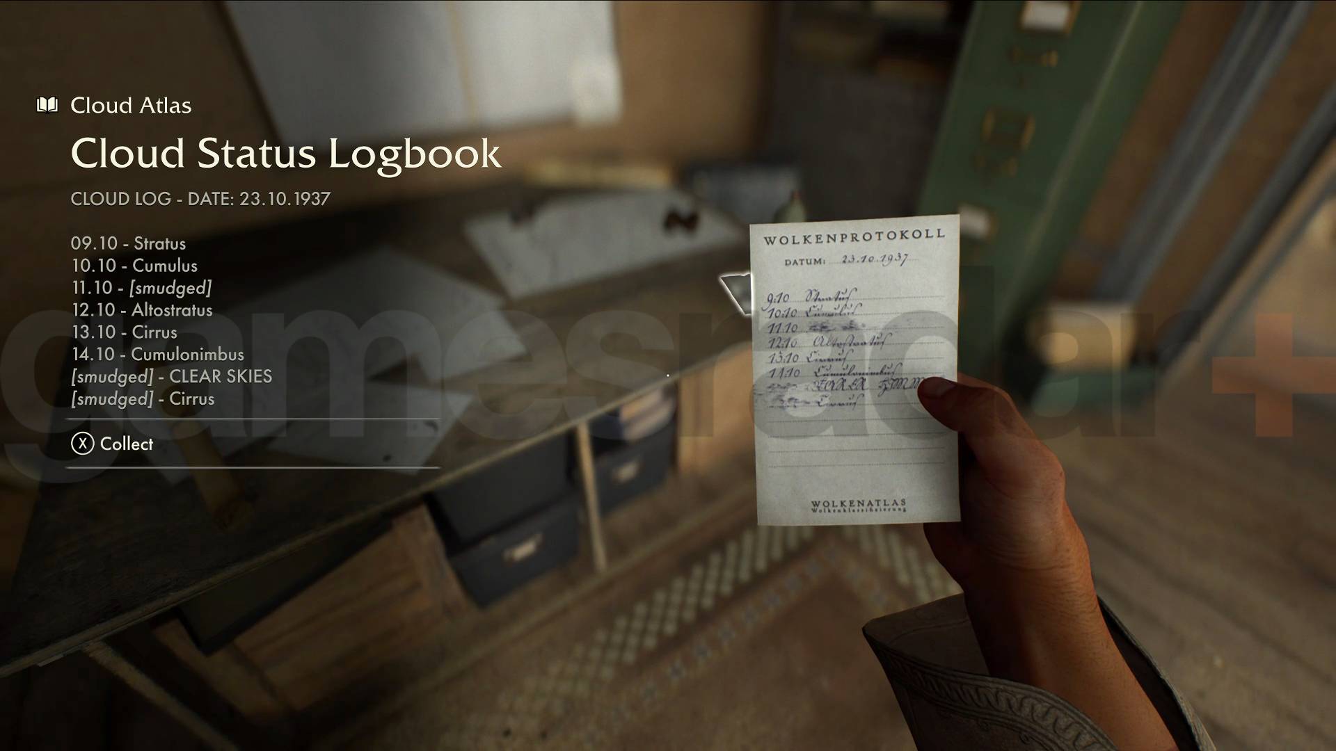 Indiana Jones Cloud Status Logbook