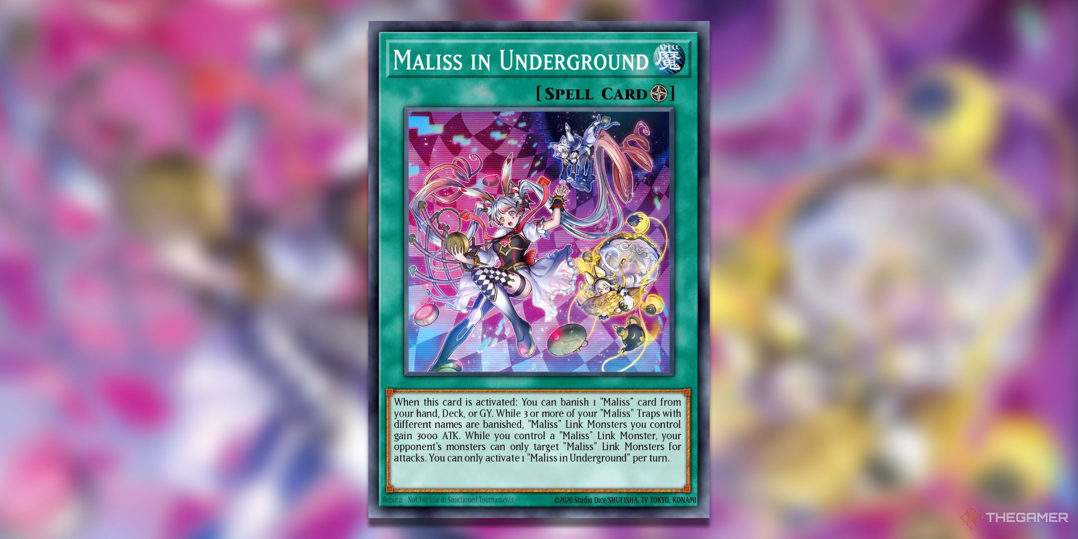 Maliss In Underground Yu-Gi-Oh! TCG Card Art.