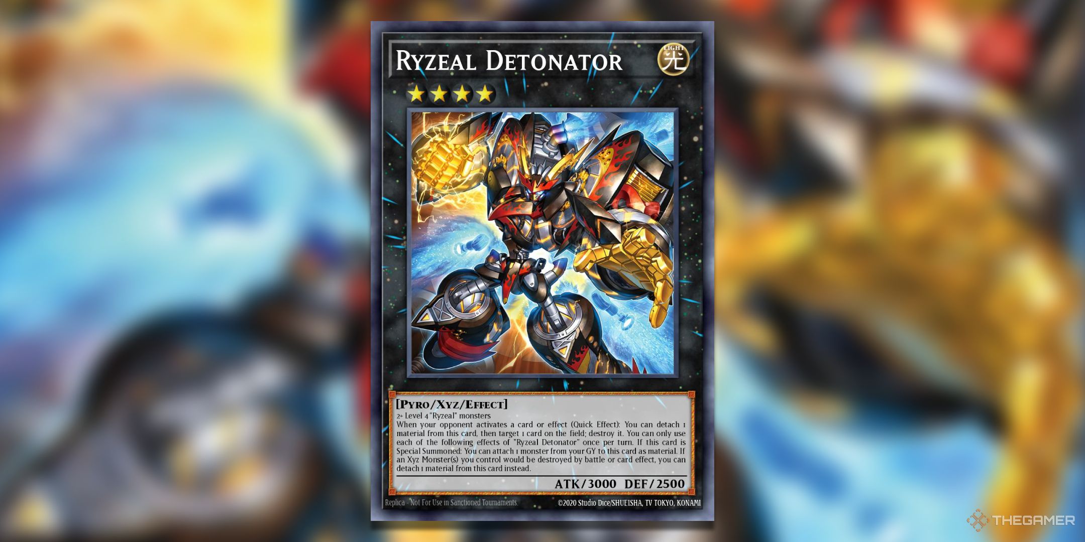 Ryzeal Detonator Yu-Gi-Oh! TCG Card Art.