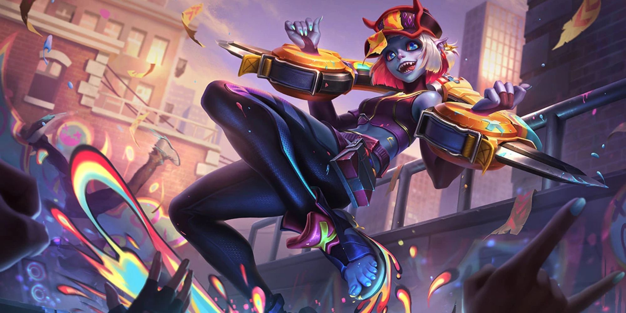 League of Legends Street Demons Briar Splash Art