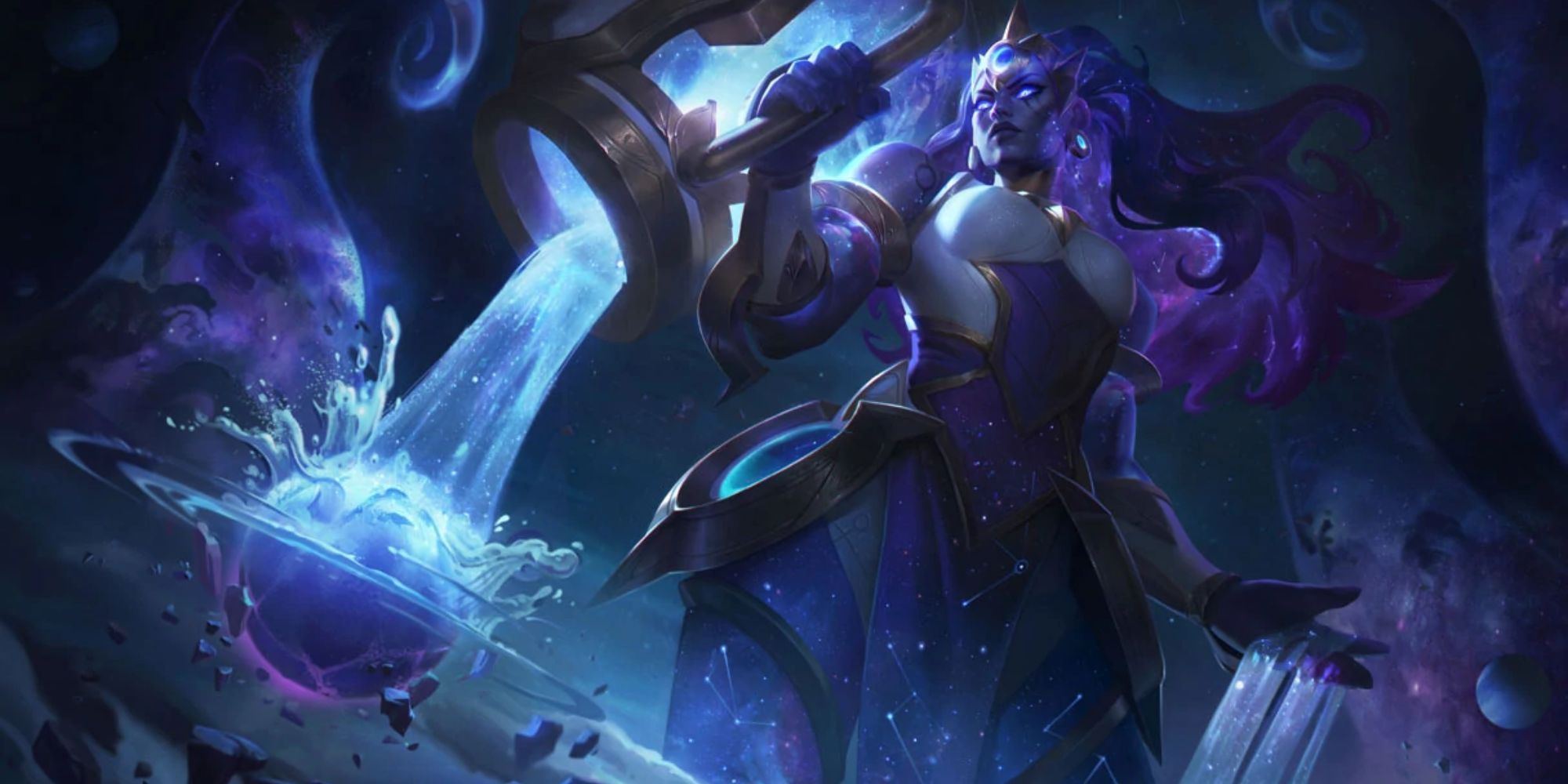 League of Legends Cosmic Invoker Illaoi Splash Art