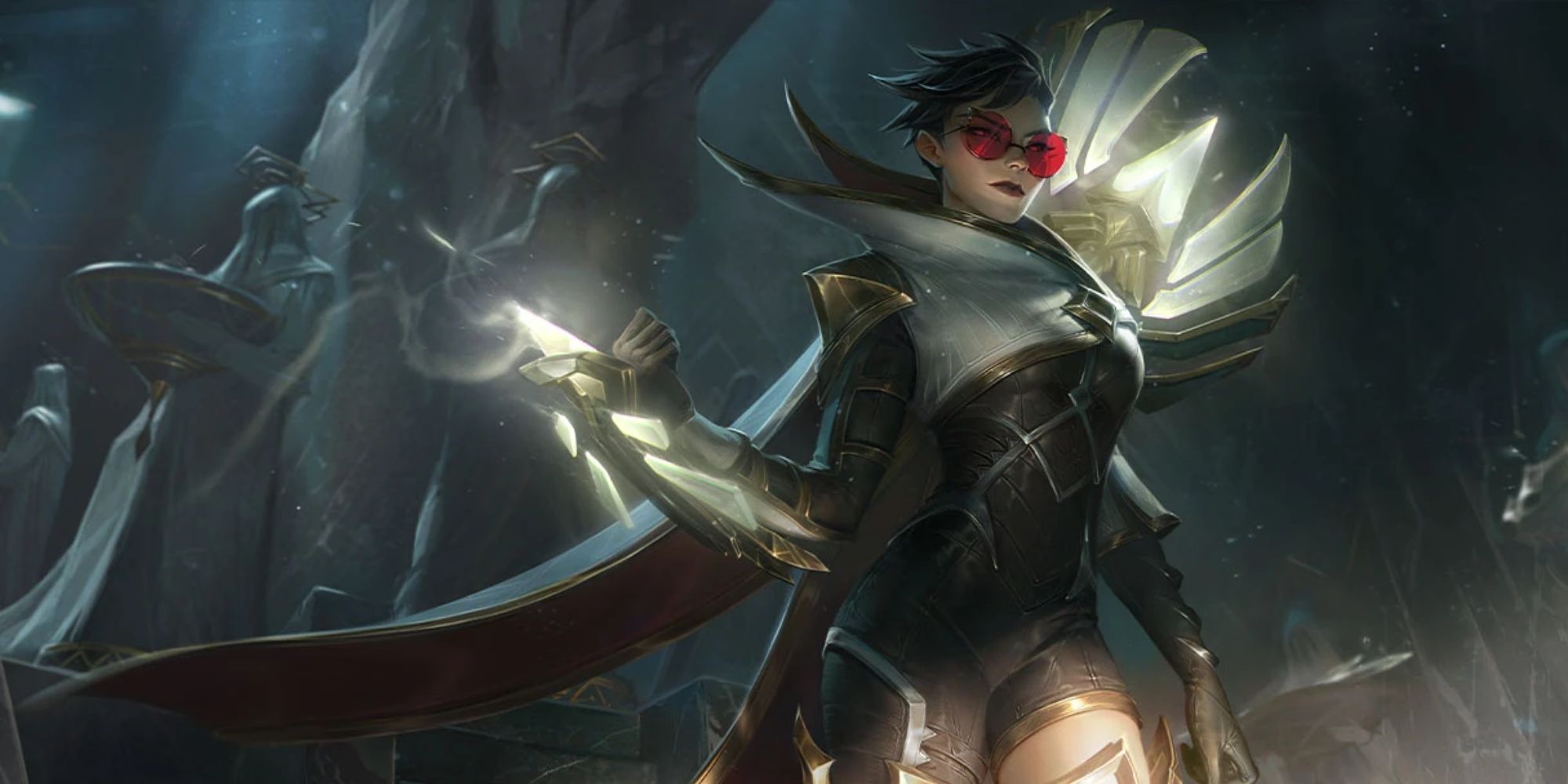 League of Legends Sentinel Vayne Splash Art