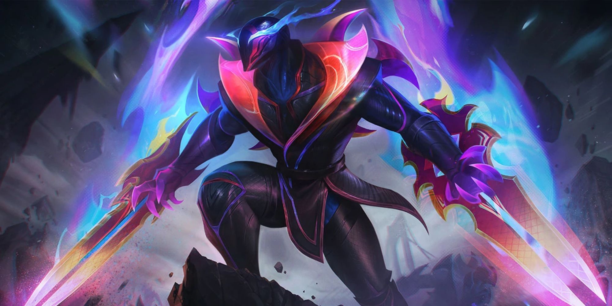 League of Legends Empyrean Zed Splash Art