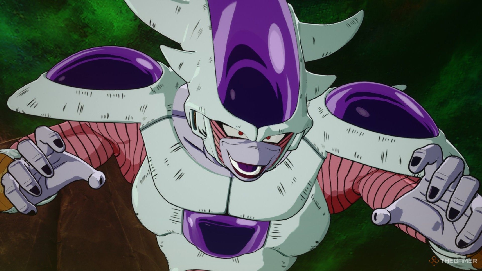 Dragon Ball Sparking Zero image showing Frieza on his 3rd form.