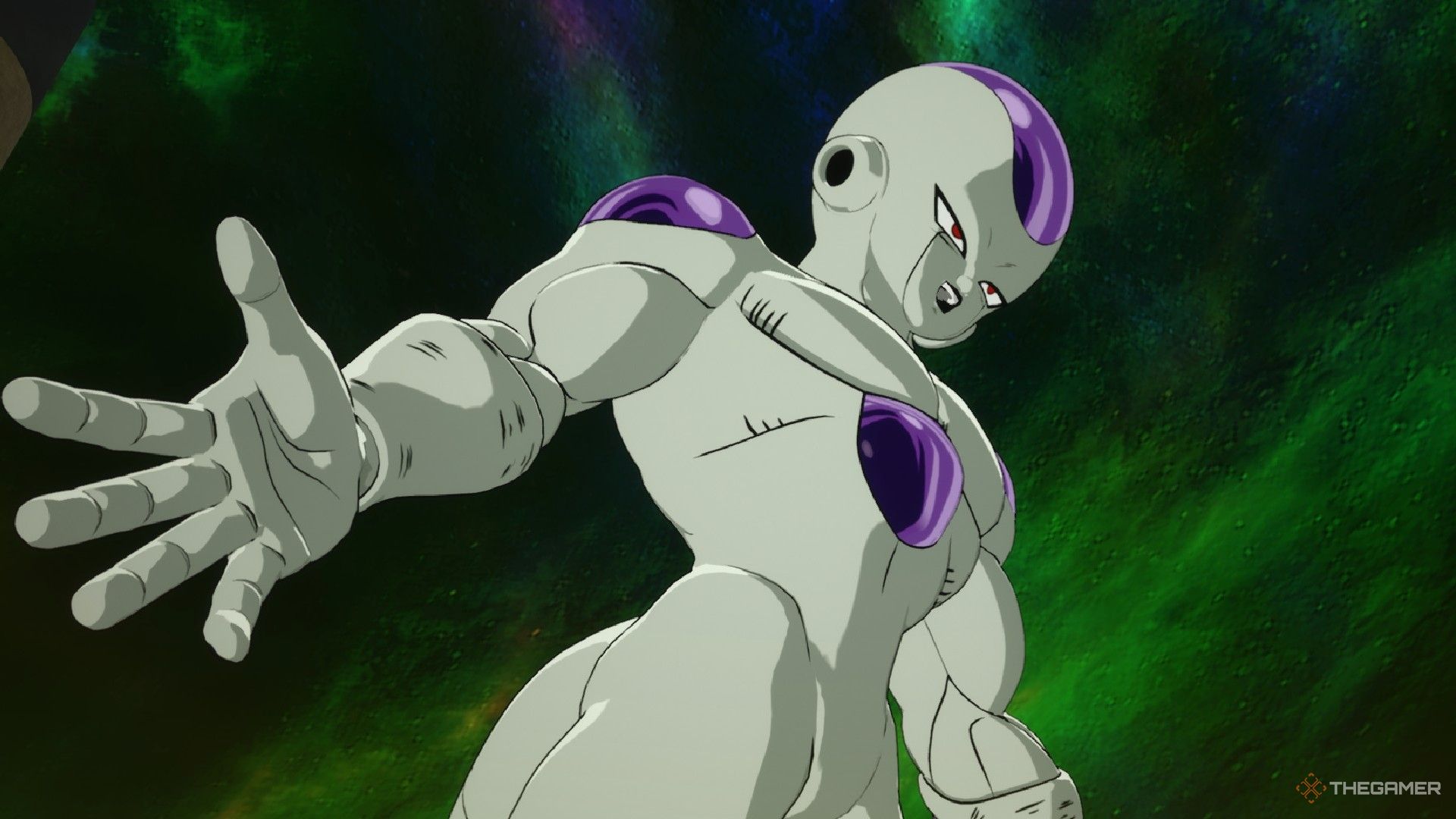 Dragon Ball Sparking Zero image showing Frieza on his 4th form.