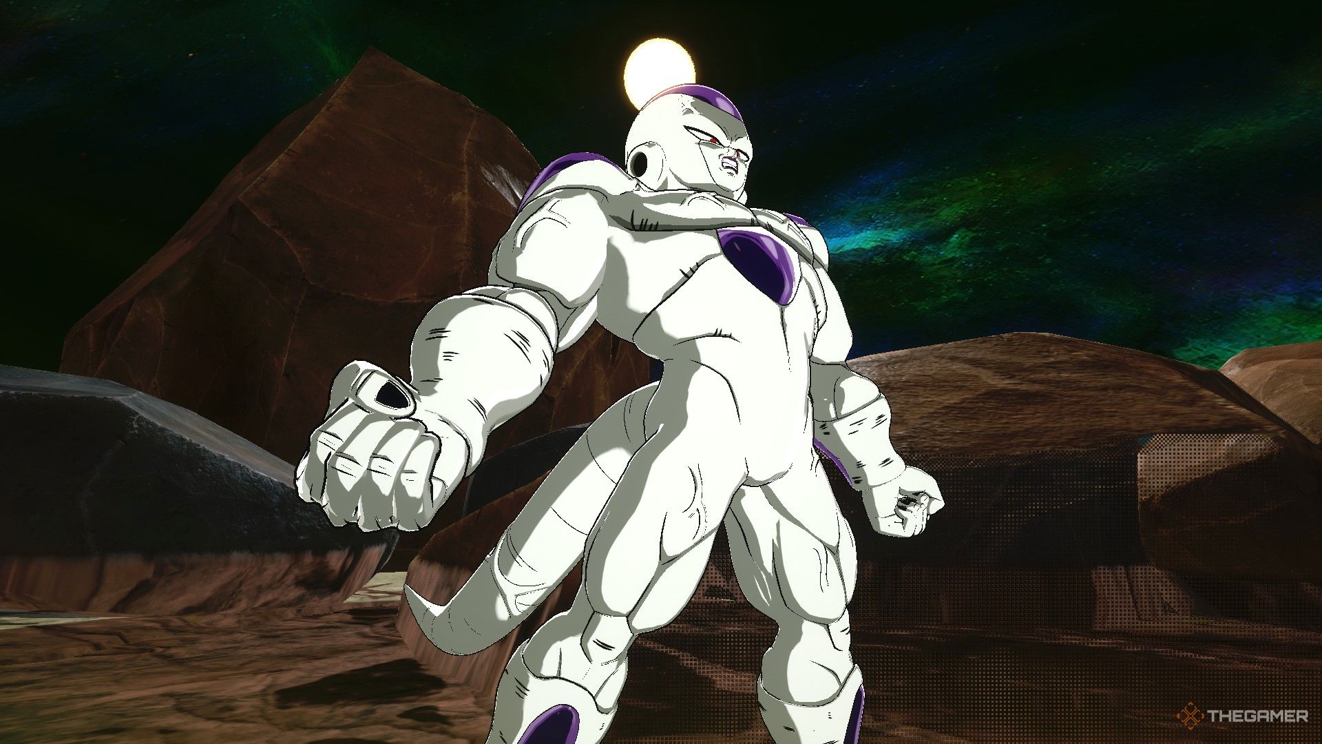 Dragon Ball Sparking Zero image showing Frieza full power charging.