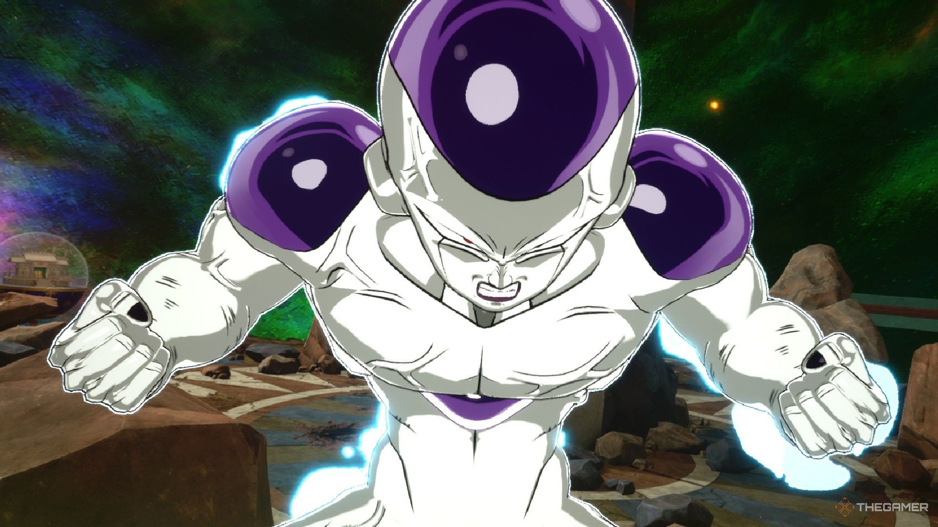 Dragon Ball Sparking Zero image showing Frieza full power.