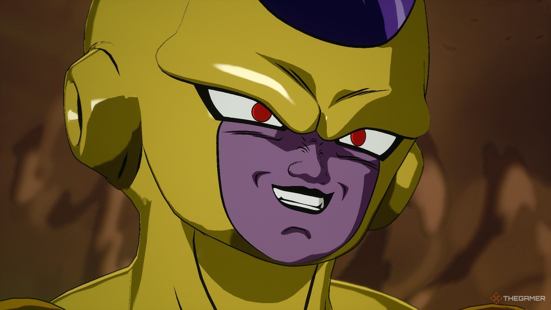 Dragon Ball Sparking Zero image showing Golden frieza grinning.