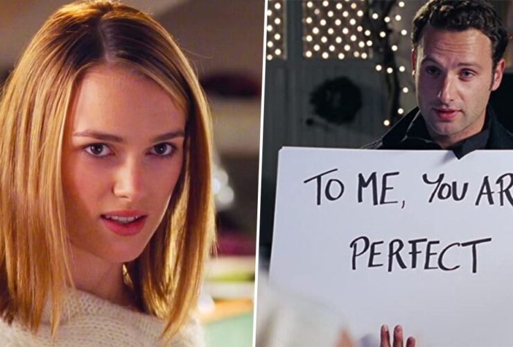 Keira Knightley had to "fix" her reaction in Love Actually's iconic cue card scene because she was acting too creeped out