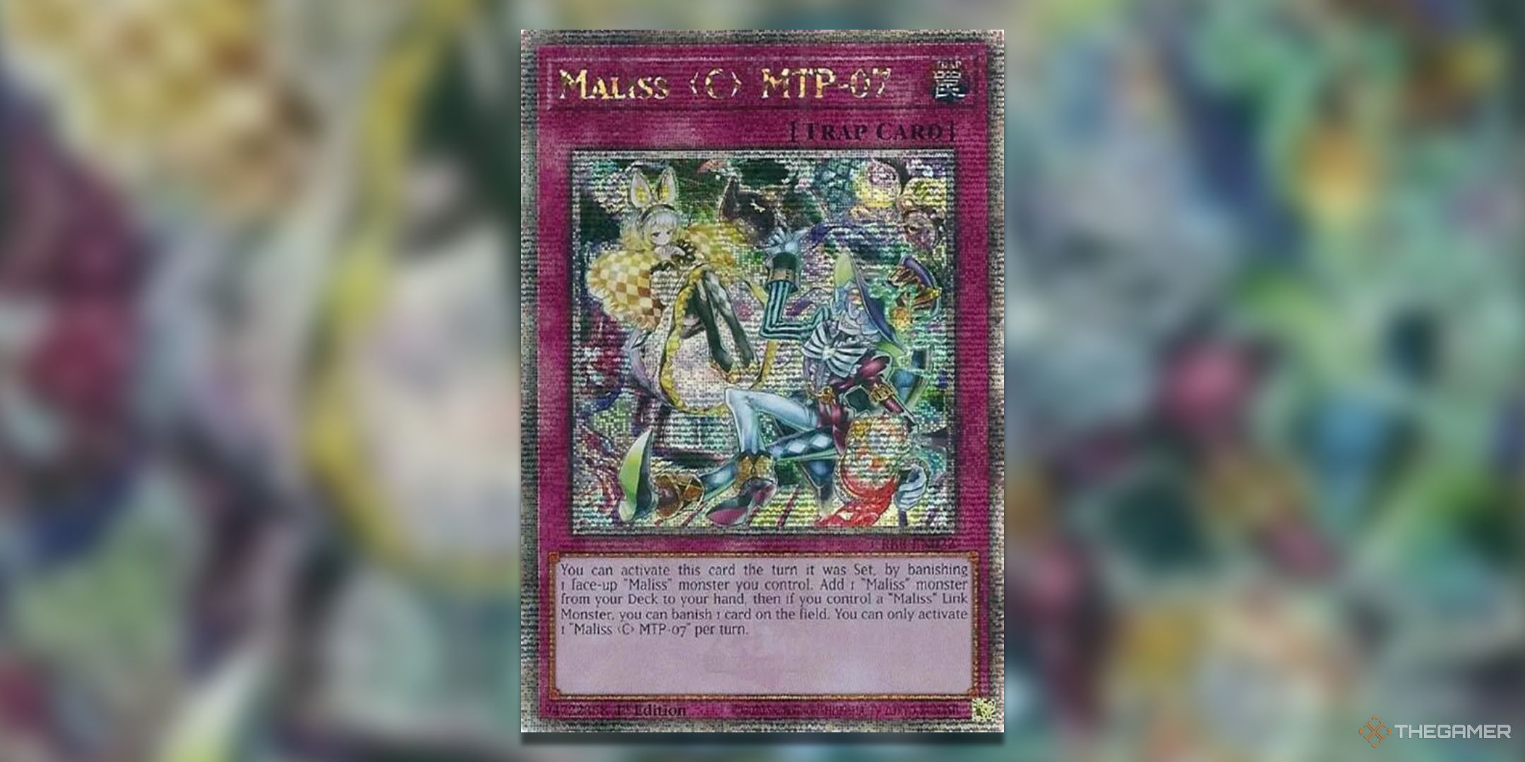 Maliss C MTP-7 Quarter Century Yu-Gi-Oh! TCG Card Art.