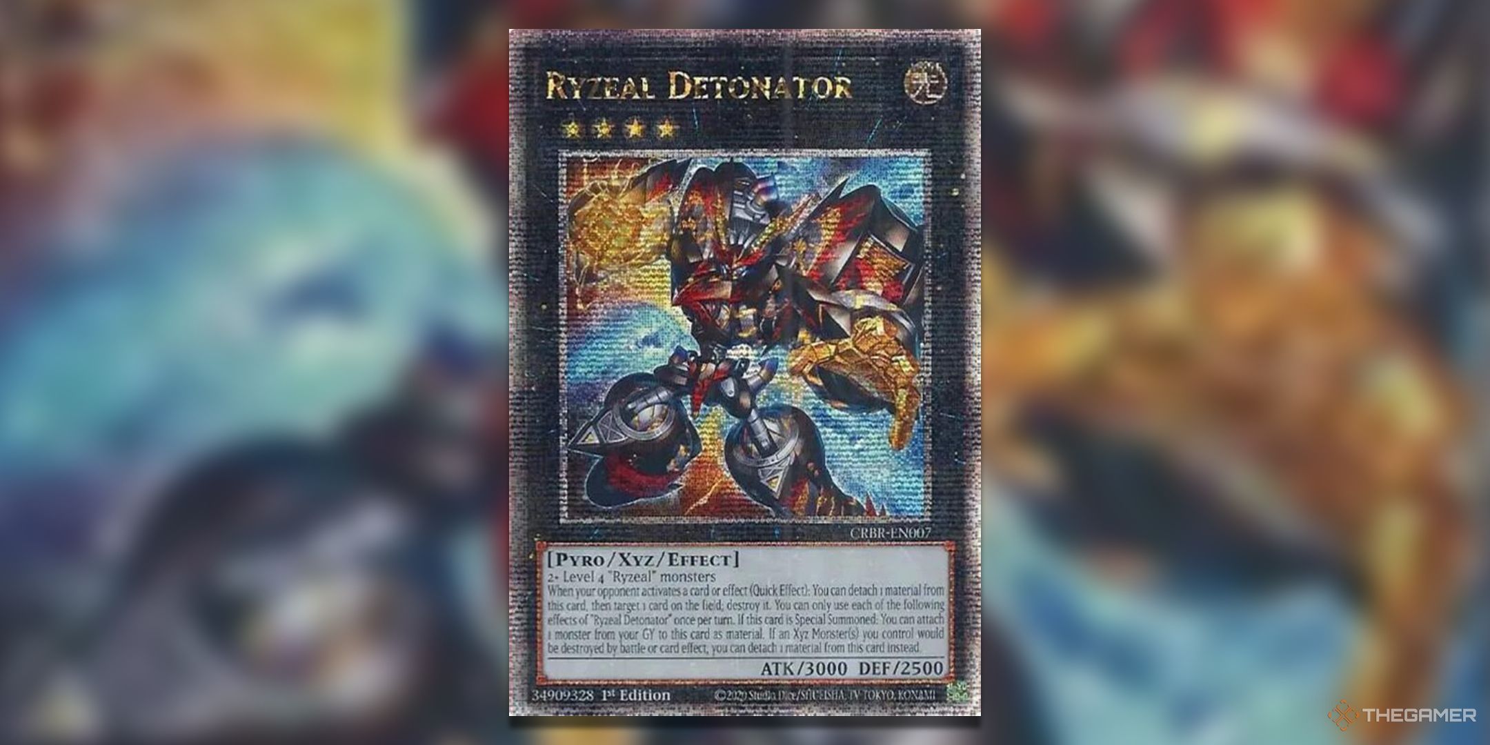 Ryzeal Detonator Quarter Century Yu-Gi-Oh! TCG Card Art.