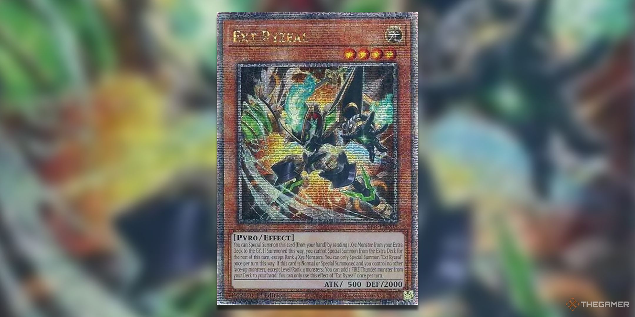 EXT Ryzeal Quarter Century Yu-Gi-Oh! TCG Card Art.