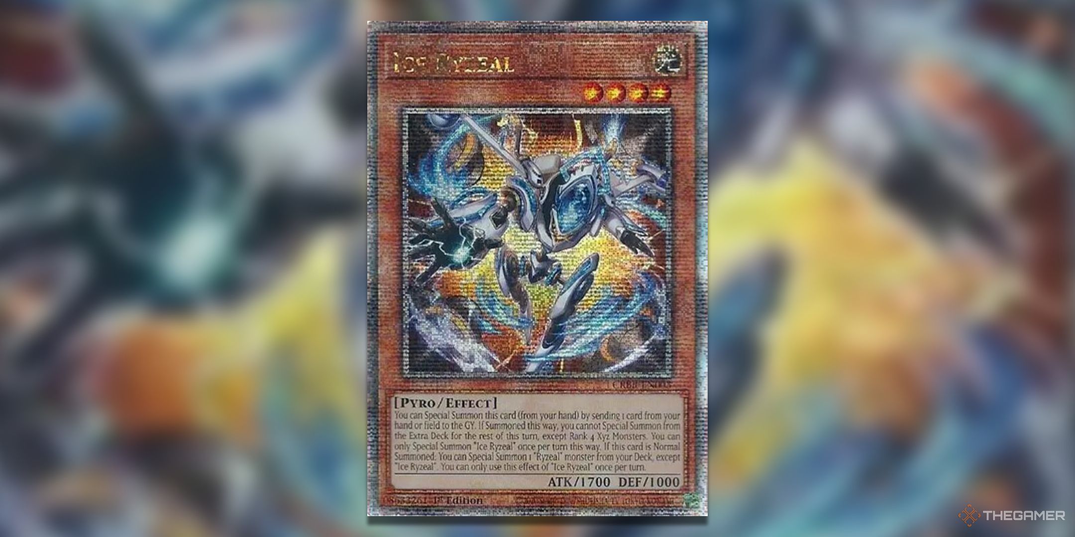 Ice Ryzeal Quarter Century Yu-Gi-Oh! TCG Card Art.