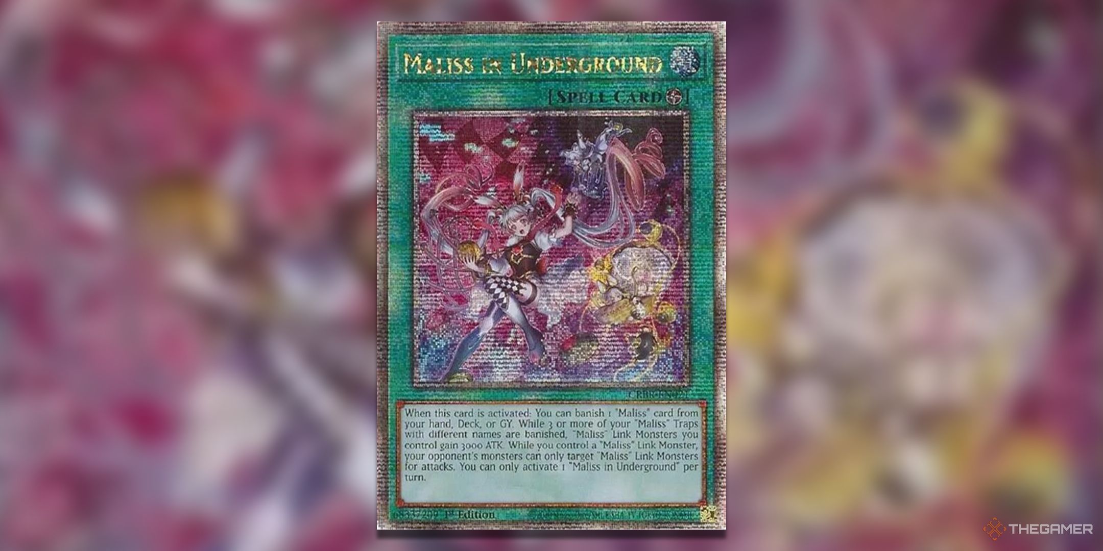 Maliss in Underground Quarter Century Yu-Gi-Oh! TCG Card Art.