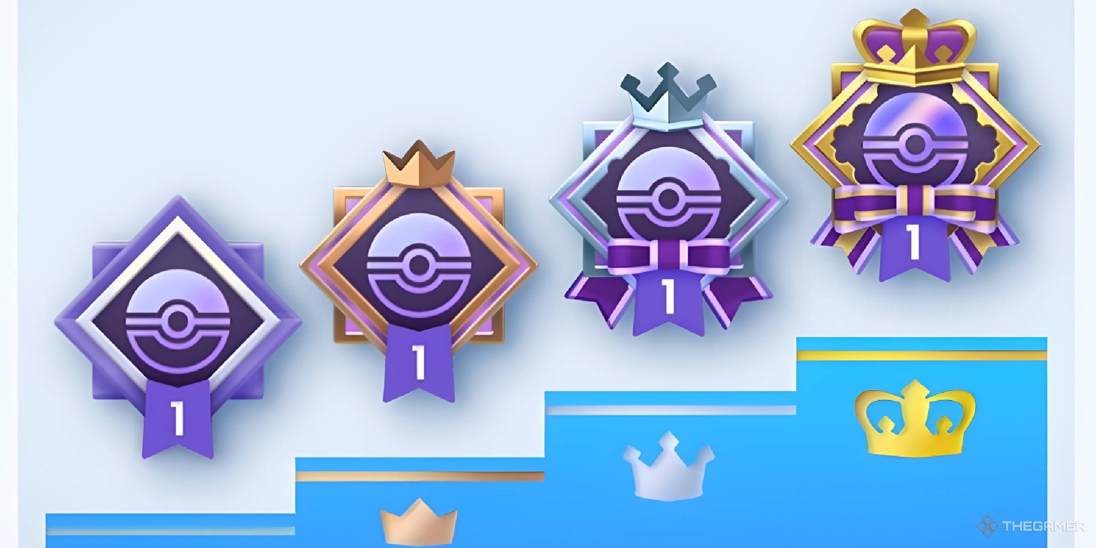 All four tiers of emblems available in the Genetic Apex SP Emblem Event 1