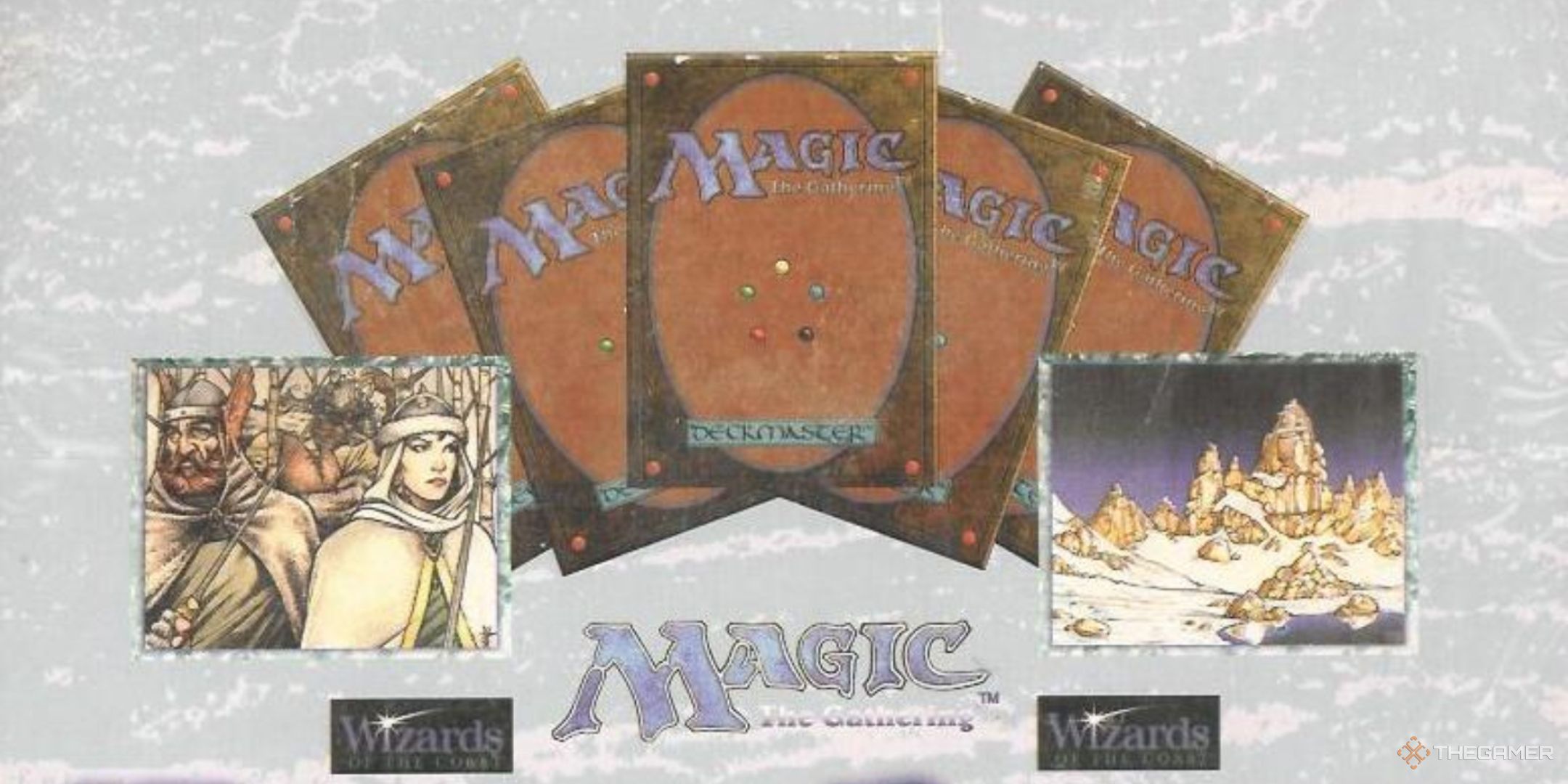 the top cover image of an ice age booster box from magic: the gathering.