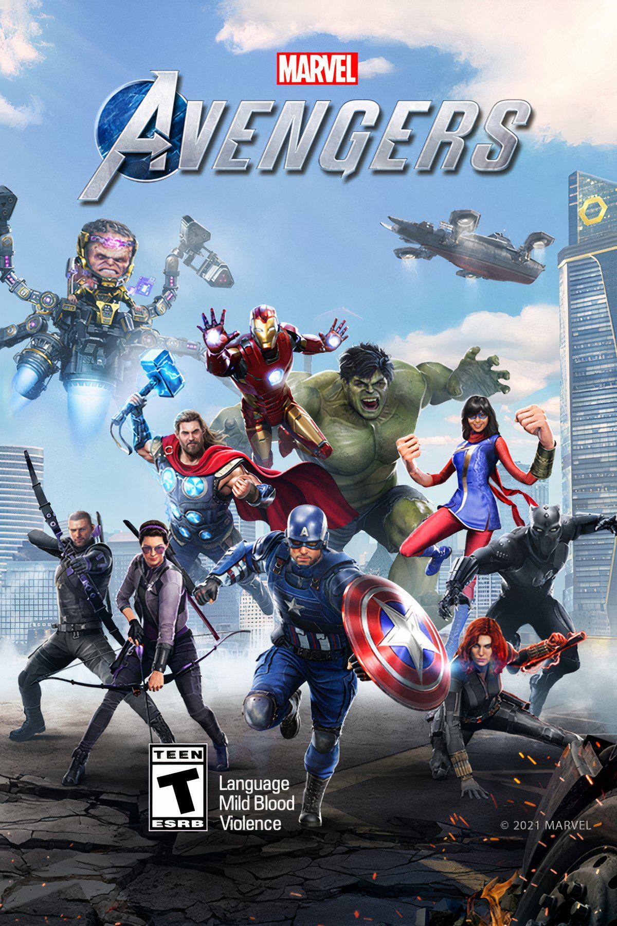 Marvel's Avengers Tag Page Cover Art