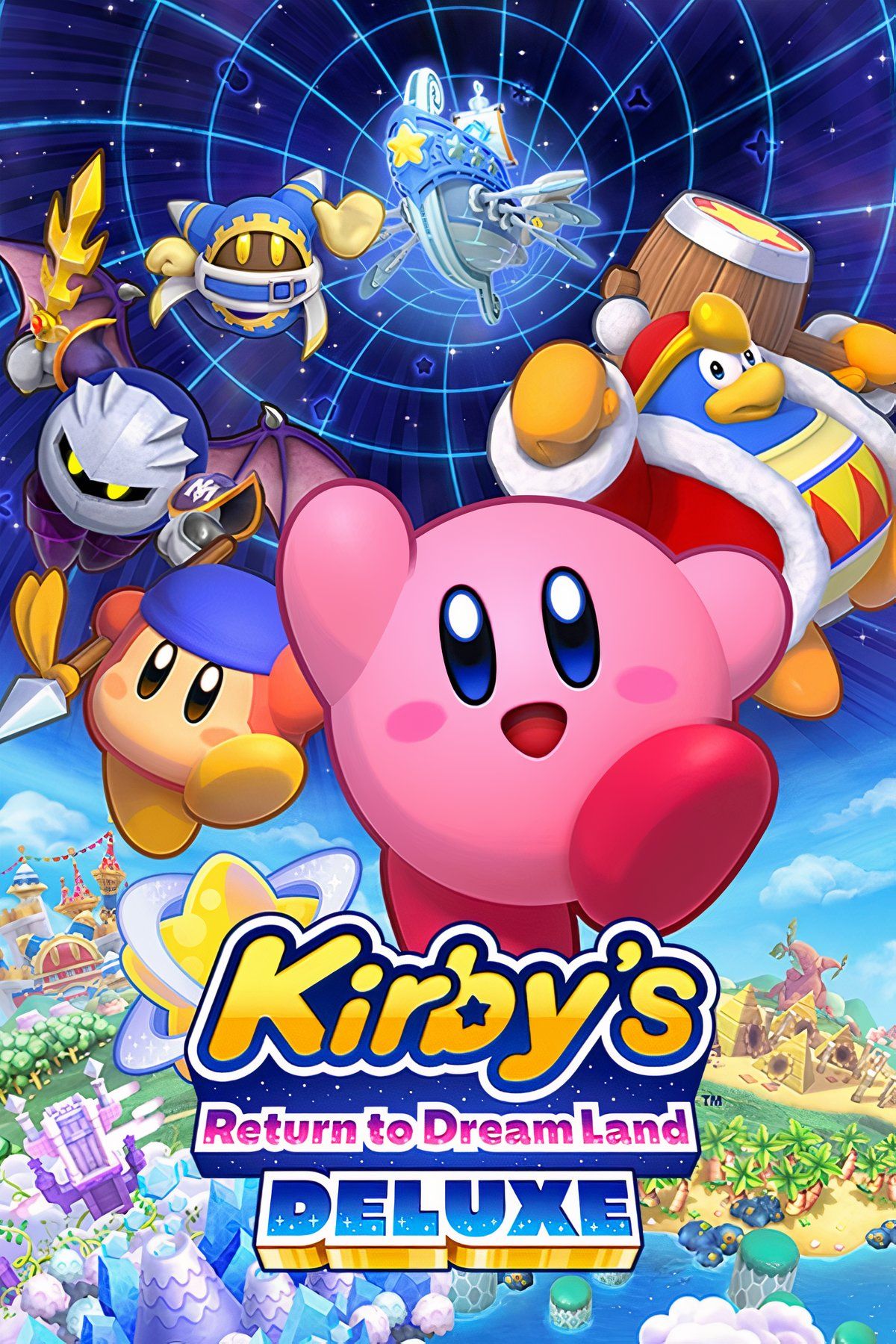 Kirby's Return To Dreamland Deluxe Tag Page Cover Art