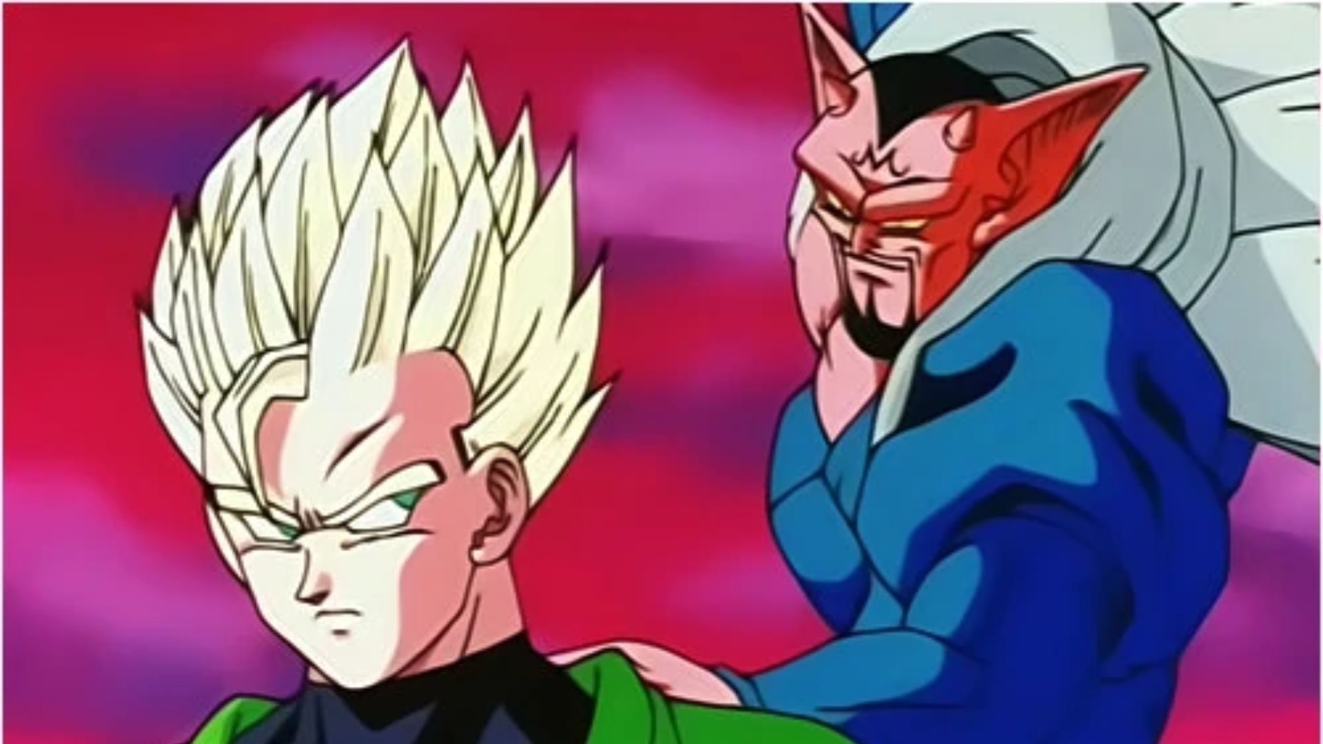 Gohan vs Dabura in Dragon Ball Z.