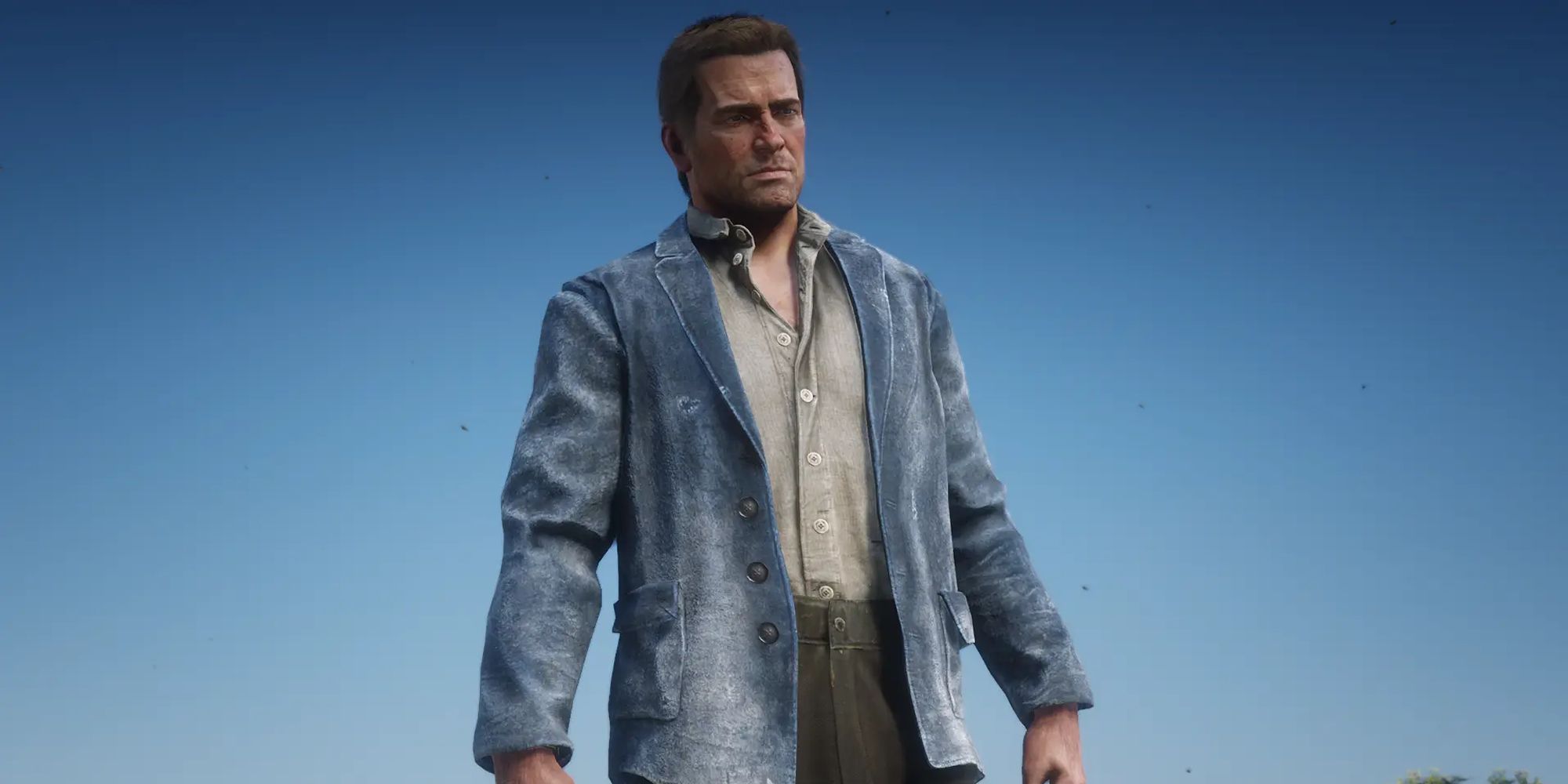 Arthur in a chore jacket in the Chore mod.