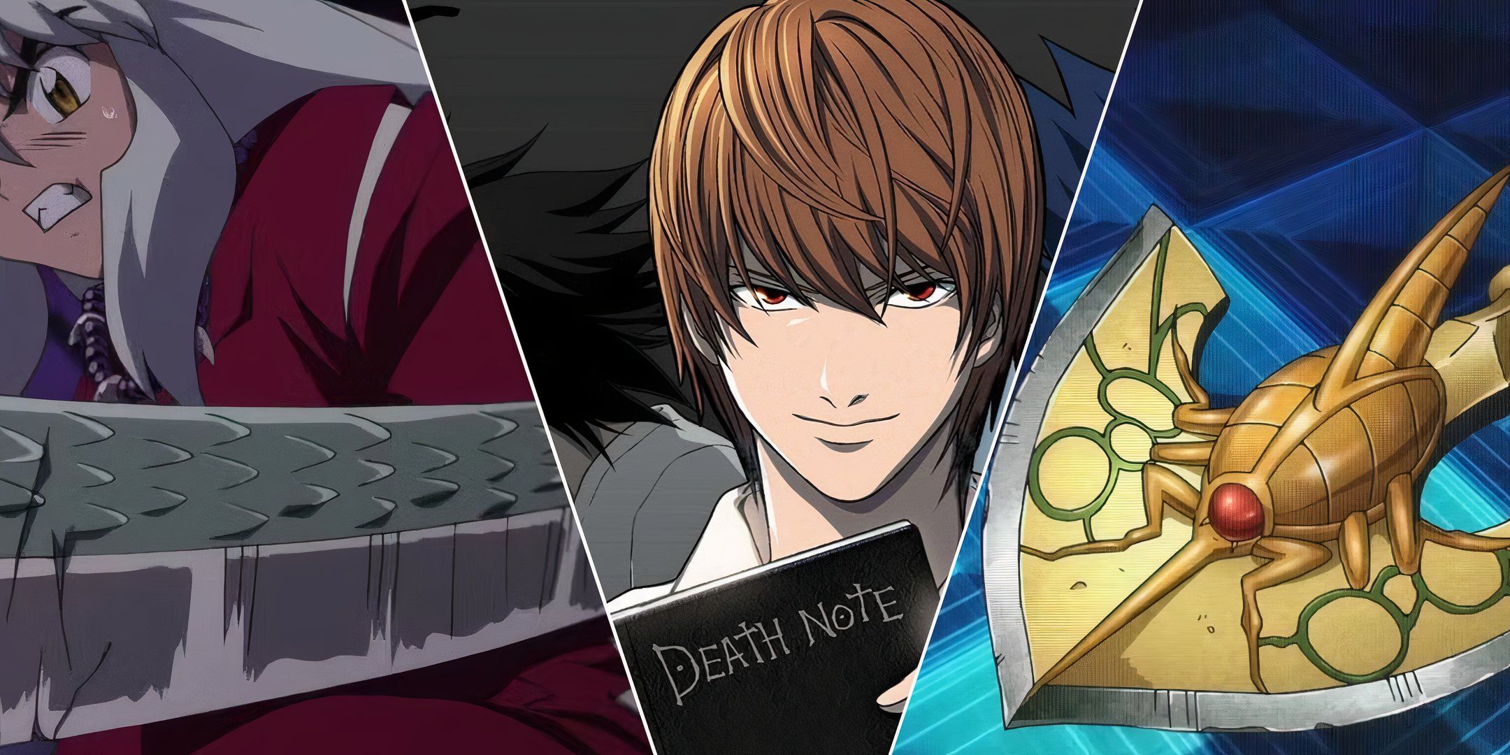 Tessaiga, Death Note and the Stand Arrow.