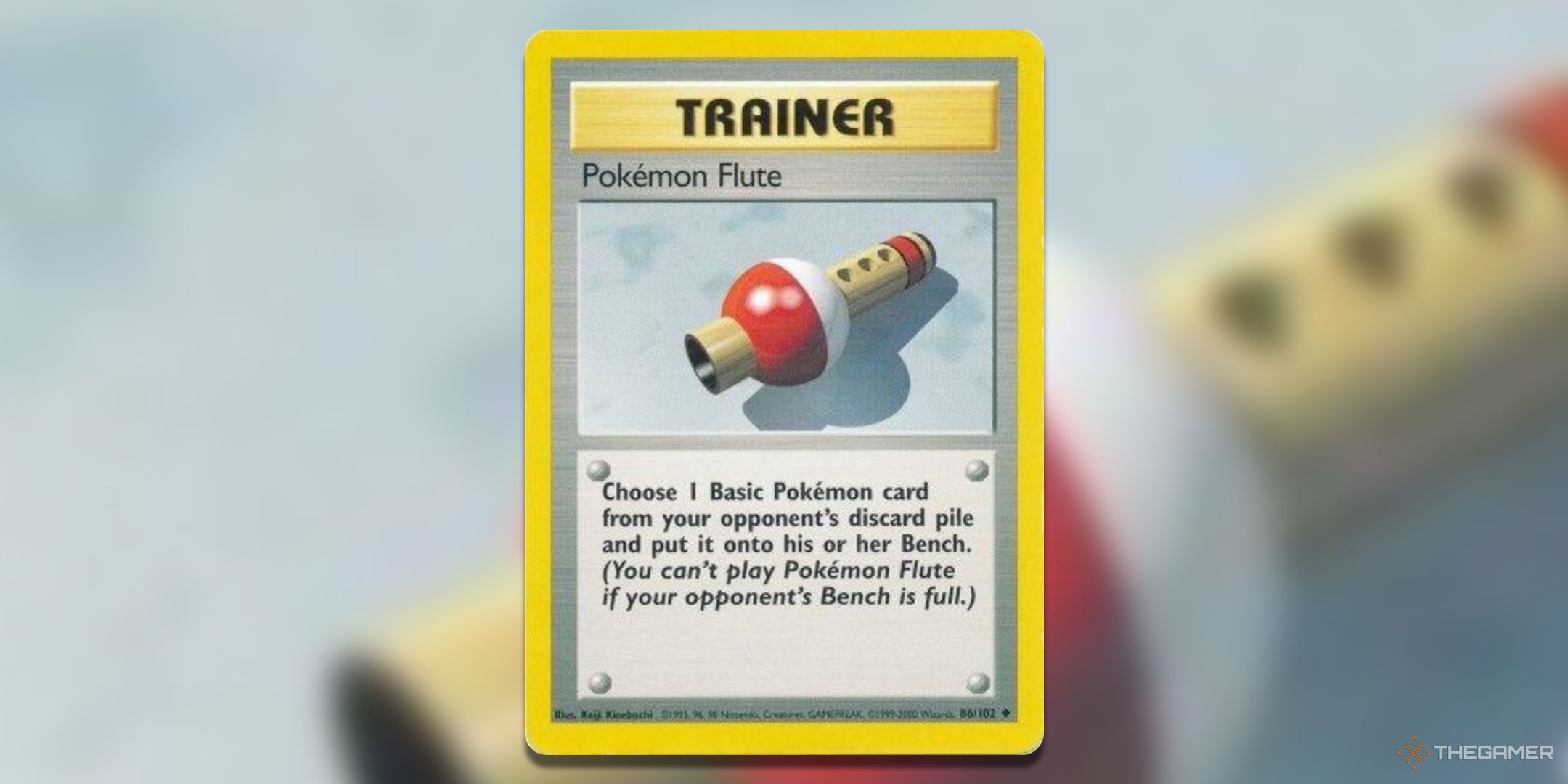 Pokemon Flute Pokemon TCG Card Art.