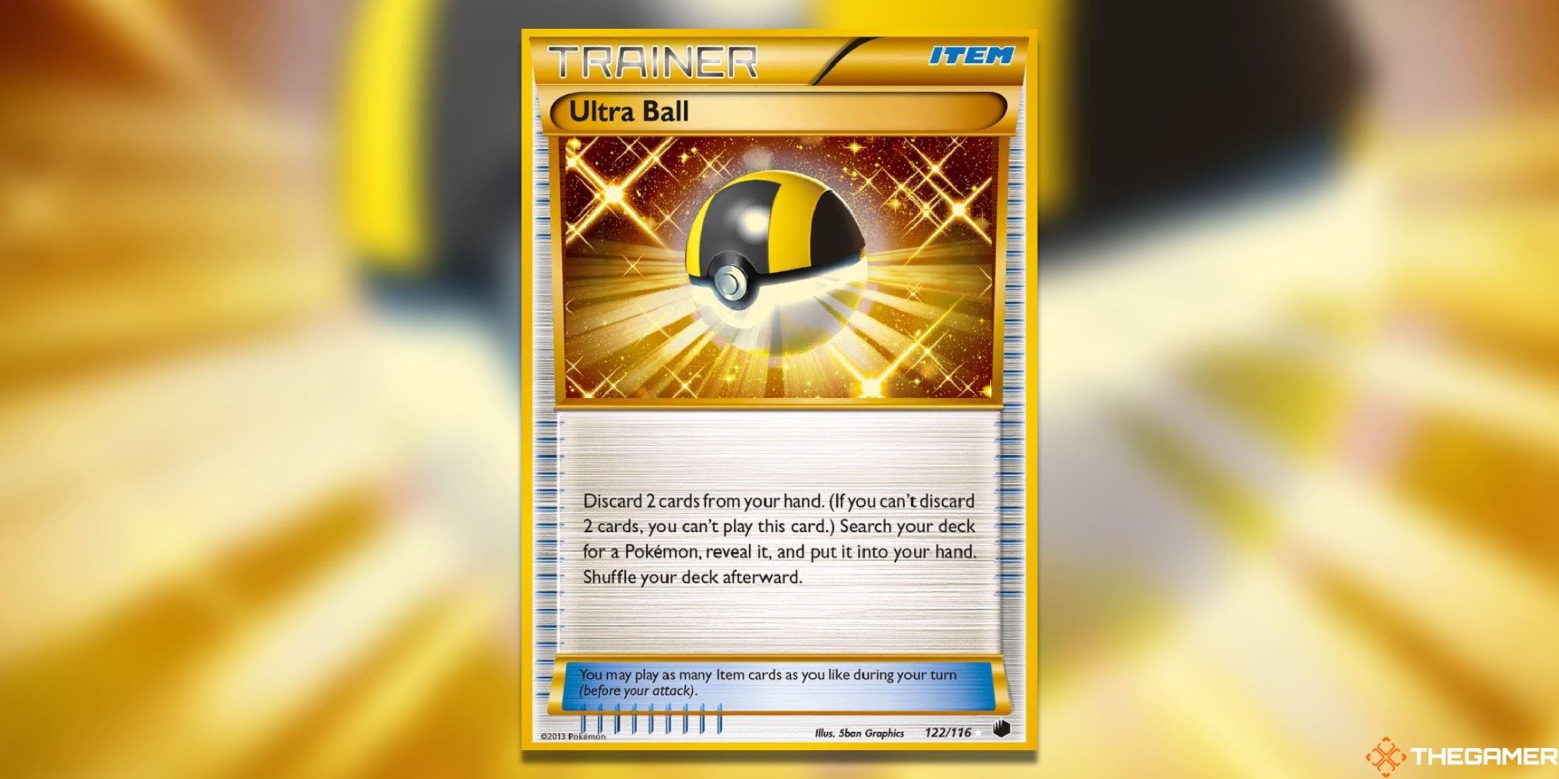 The Plasma Freeze Ultra Ball Secret Rare from the Pokemon TCG.