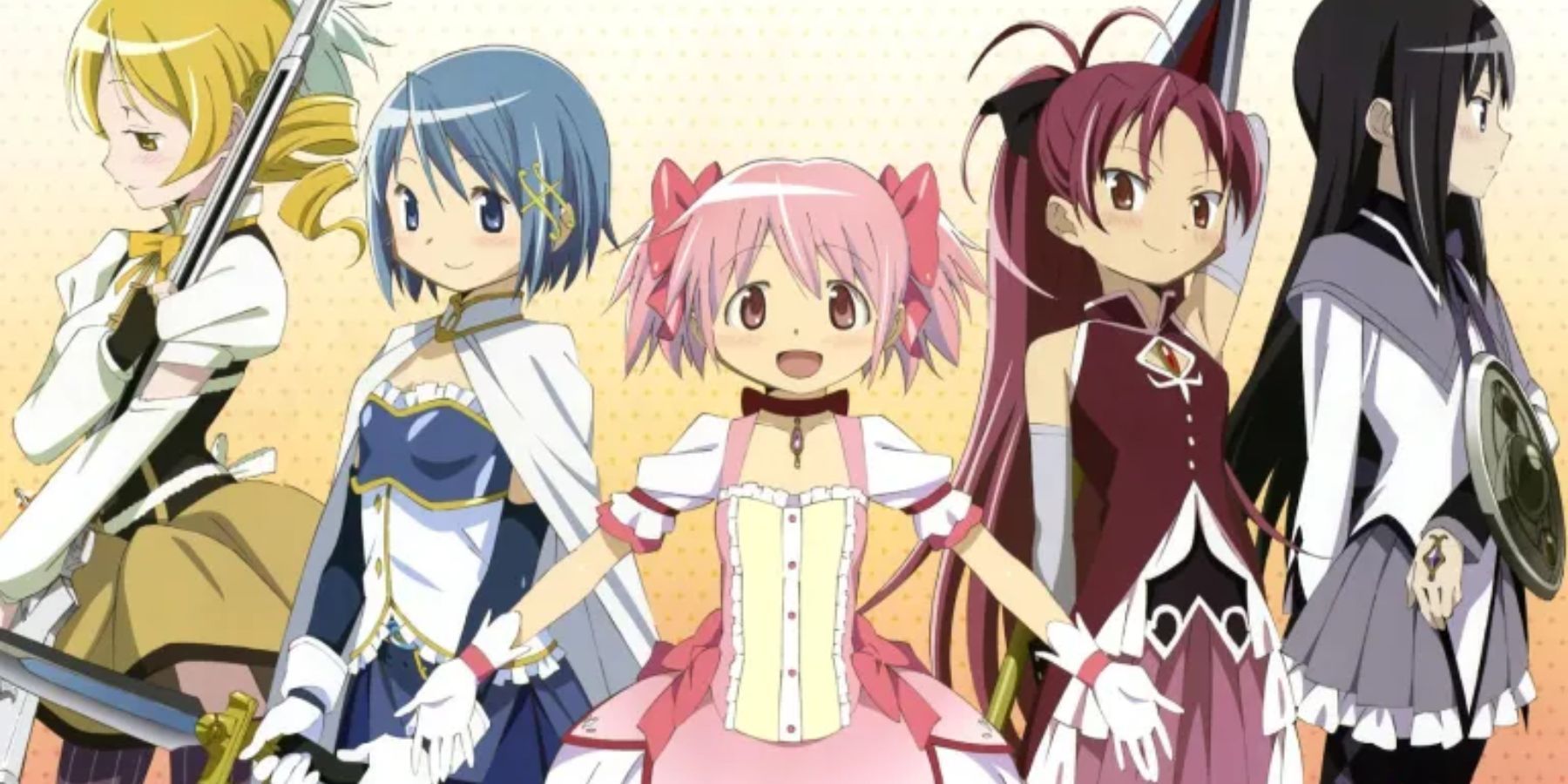 Puella Magi Madoka Magica anime Madoka Kaname Homura Akemi Mami Tomoe Sayaka Miki Kyouko Sakura