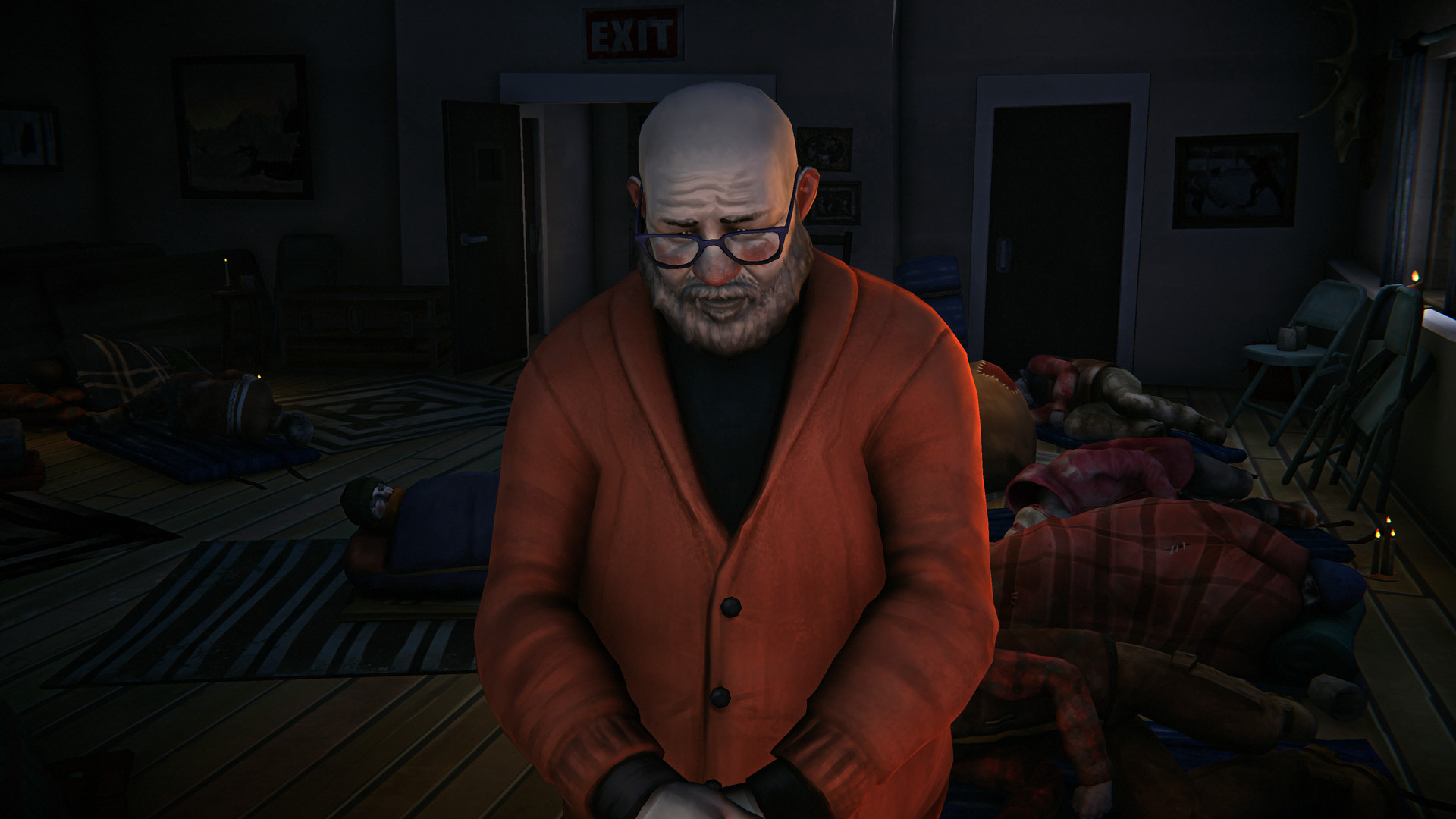 The Long Dark Steam update: A man in a red jacket from Steam survival game The Long Dark