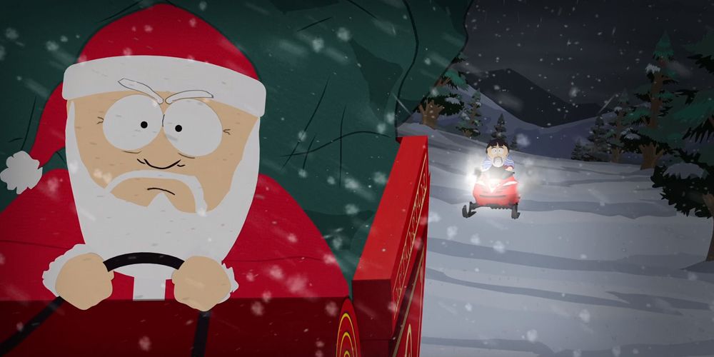 A still from the South Park Christmas special "Christmas Snow"