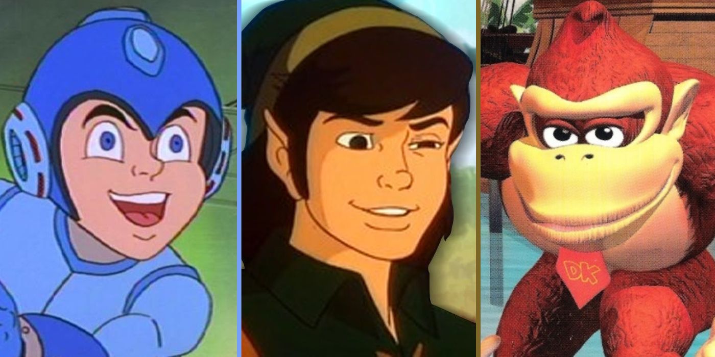 The Mega Man, Zelda and Donkey Kong cartoons