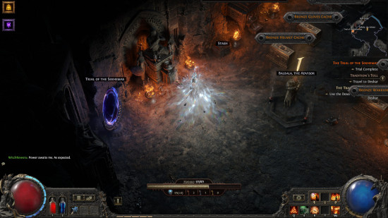 gaining ascendancy reward in path of exile 2