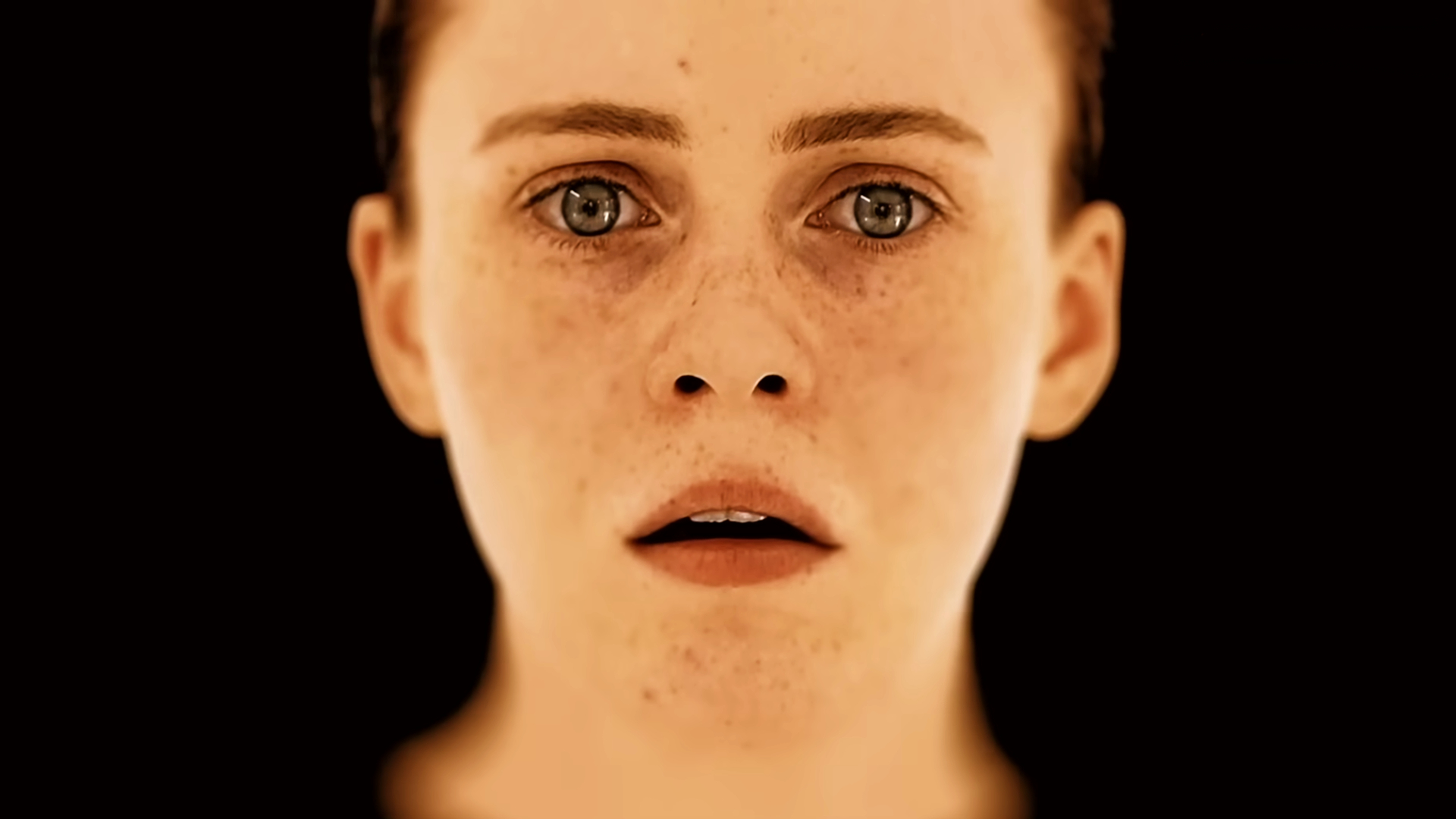 Screenshot of Kojima Productions' OD (Overdose) showing actor Sophia Lillis' disturbing Unreal Engine 5 screentest