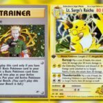 The Most Expensive Lt. Surge Pokemon TCG Cards