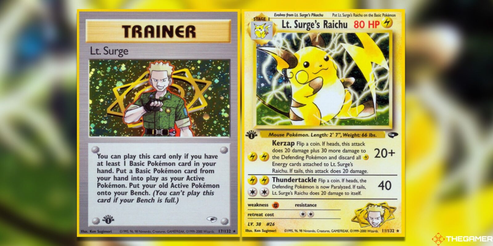 The Most Expensive Lt. Surge Pokemon TCG Cards