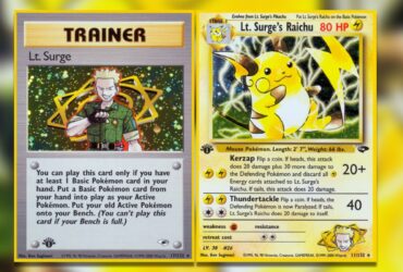 The Most Expensive Lt. Surge Pokemon TCG Cards