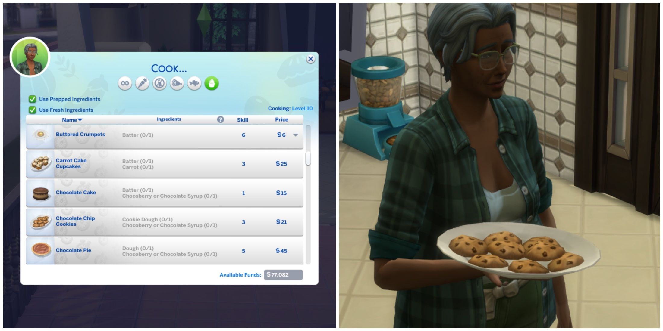 the sims 4 chocolate chip cookies