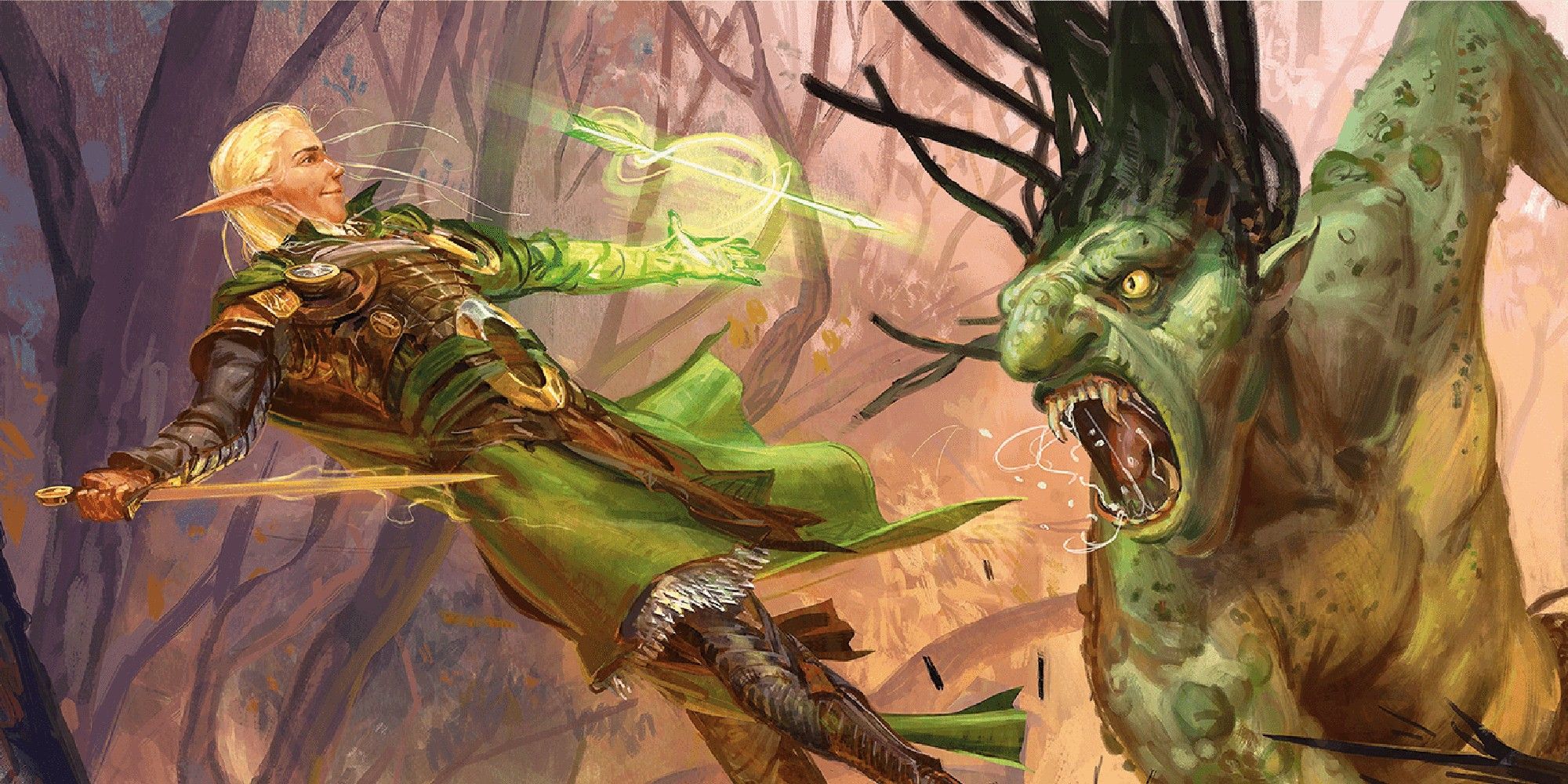 Dungeons & Dragons image showing the wizard Melf using their signature spell.