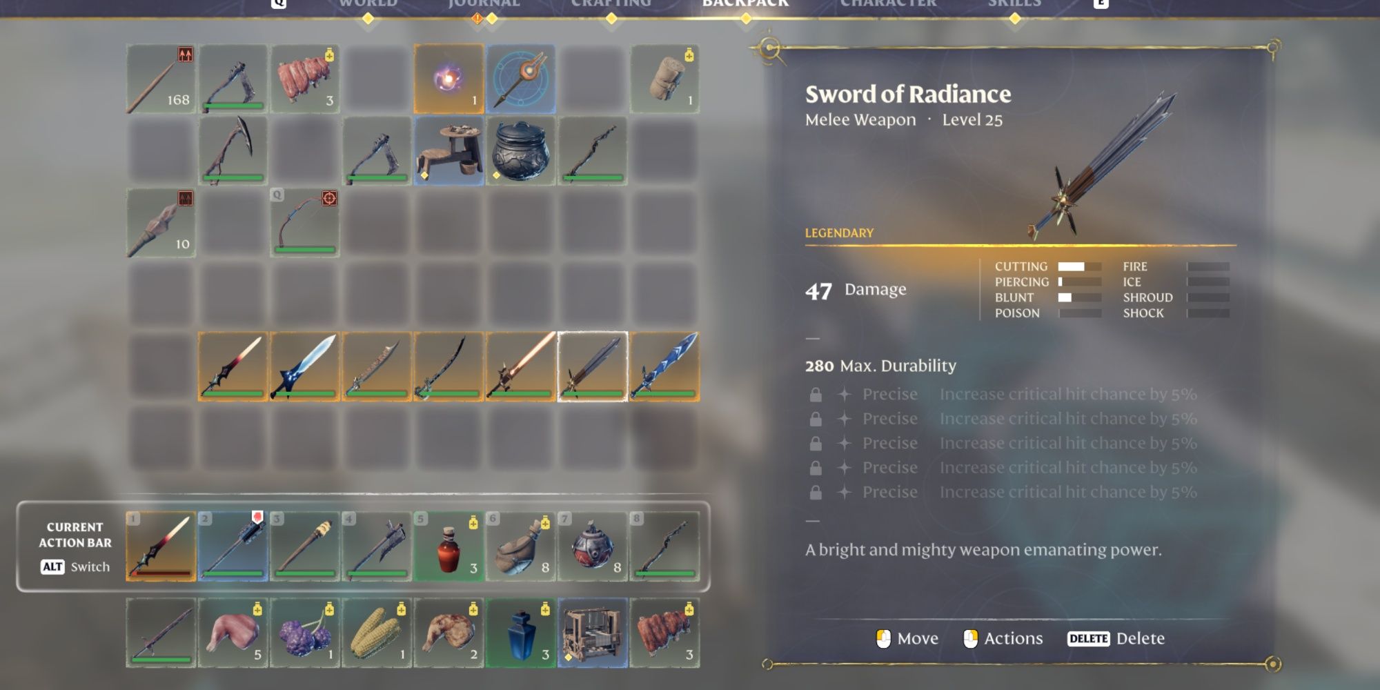 Sword Of Radiance In Enshrouded